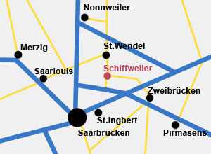 Anfahrt Skizze VDesign - Agentur für Printmedien